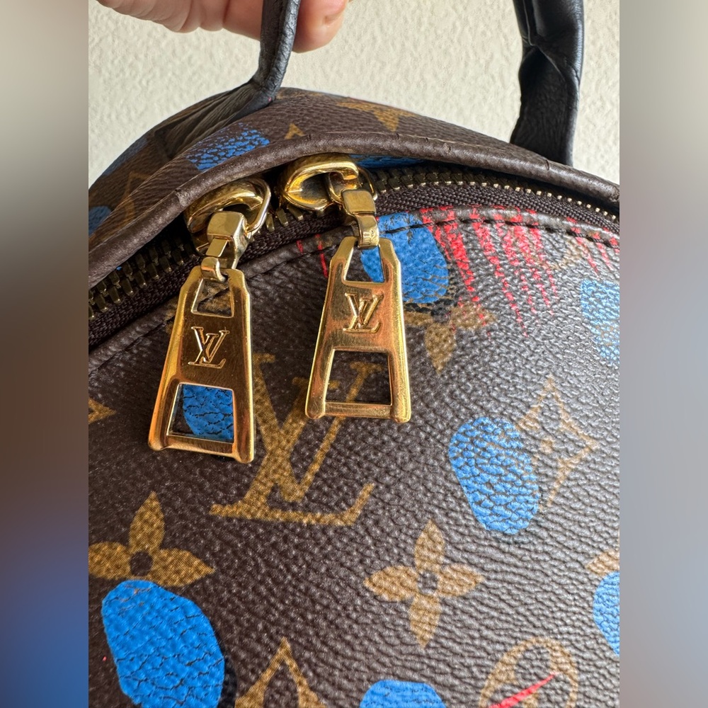 RARE LOUIS VUITTON JUNGLE PALM SPRINGS BACKPACK - Picture 8 of 12